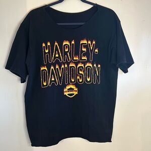 Vintage cropped Harley Davidson shirt